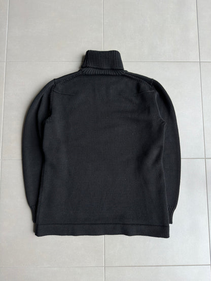 Dior homme AW02 “reflexion” distressed merino wool sweater