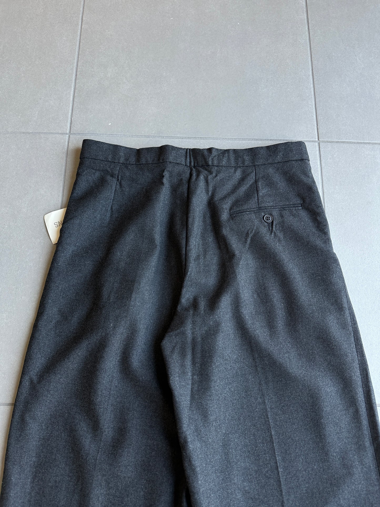 Raf Simons AW99 darted baggy wool trousers BNWT