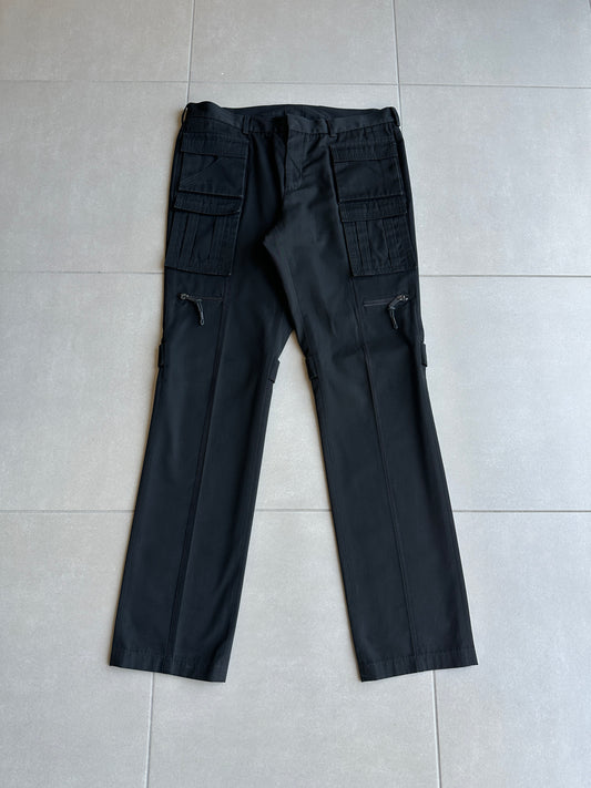 Dior Homme AW03 “Luster” multi-pocket runway cargo pants
