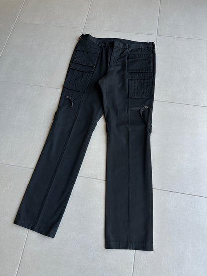 Dior Homme AW03 “Luster” multi-pocket runway cargo pants