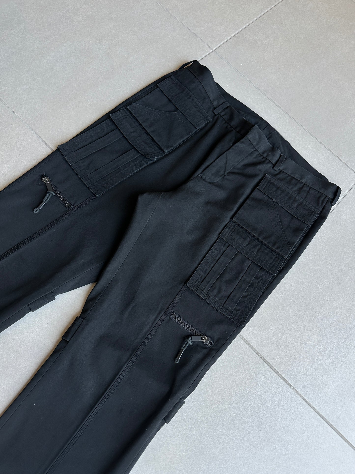 Dior Homme AW03 “Luster” multi-pocket runway cargo pants