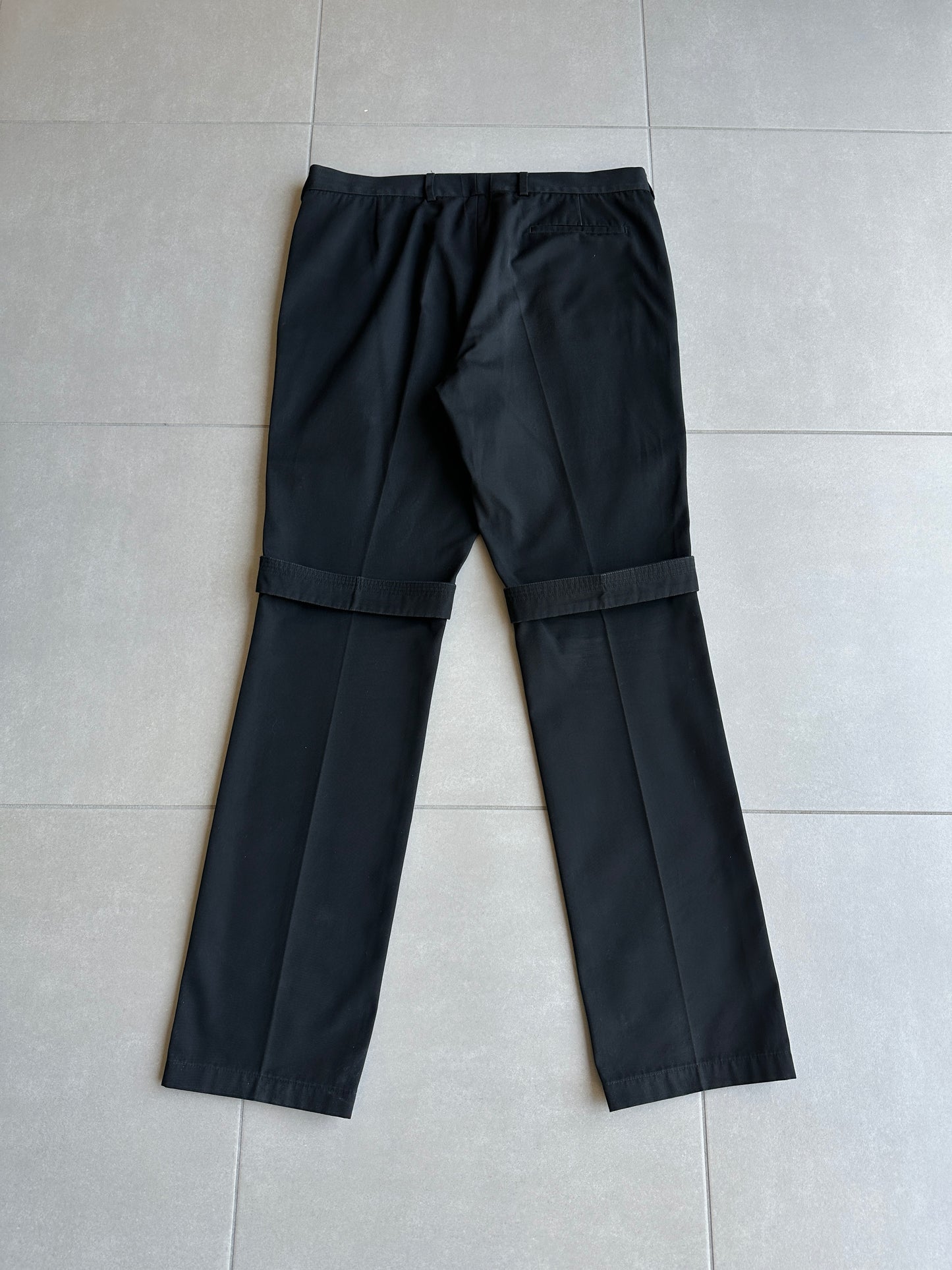 Dior Homme AW03 “Luster” multi-pocket runway cargo pants