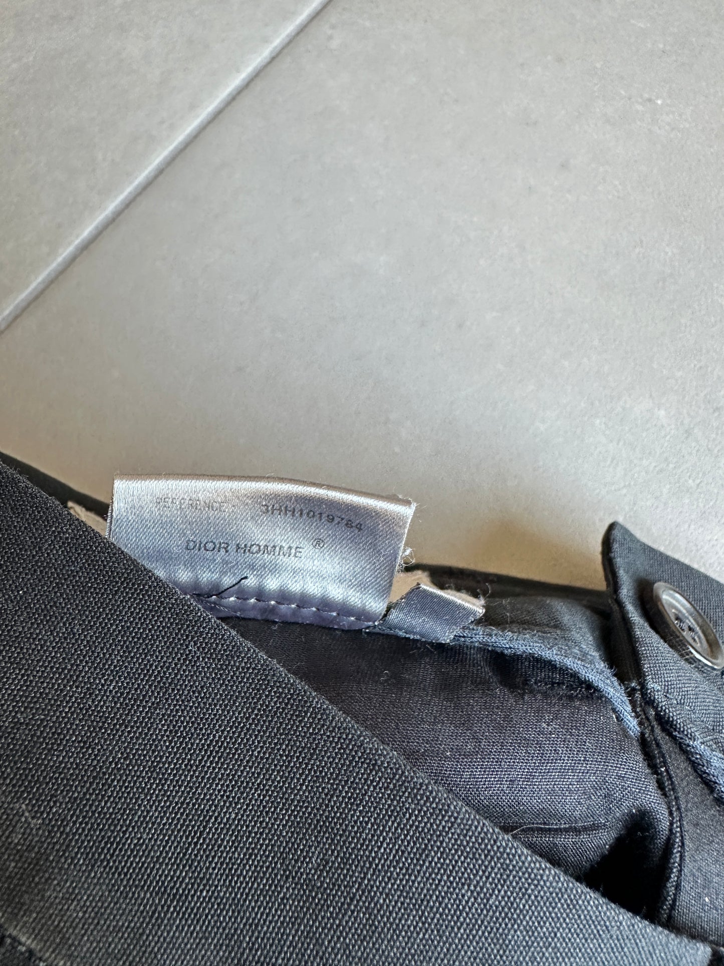 Dior Homme AW03 “Luster” multi-pocket runway cargo pants