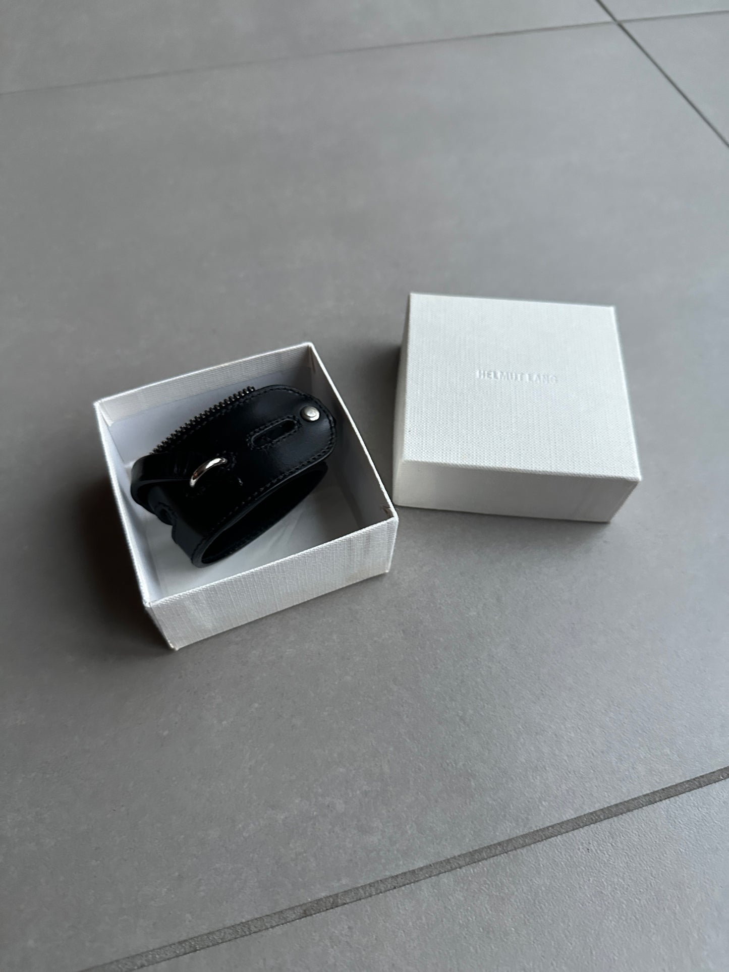 Helmut Lang circa 01-05 leather bracelet