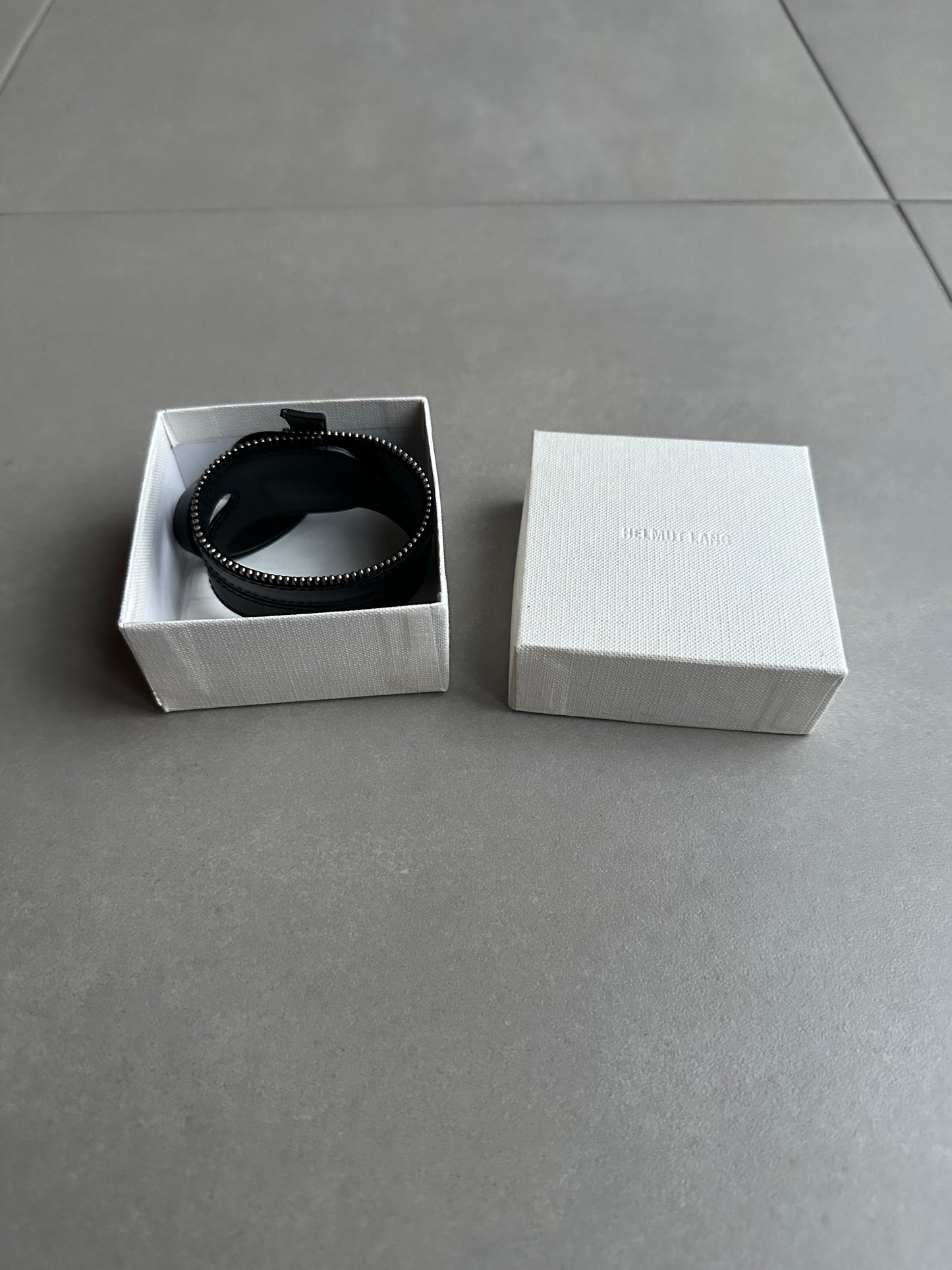 Helmut Lang circa 01-05 leather bracelet