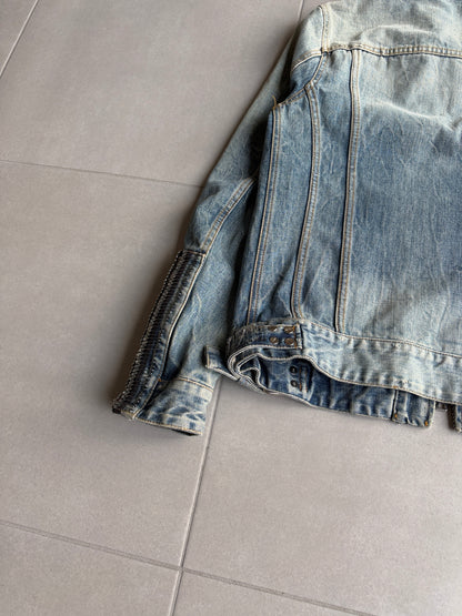 Balmain SS11 Safety Pin Denim Jacket
