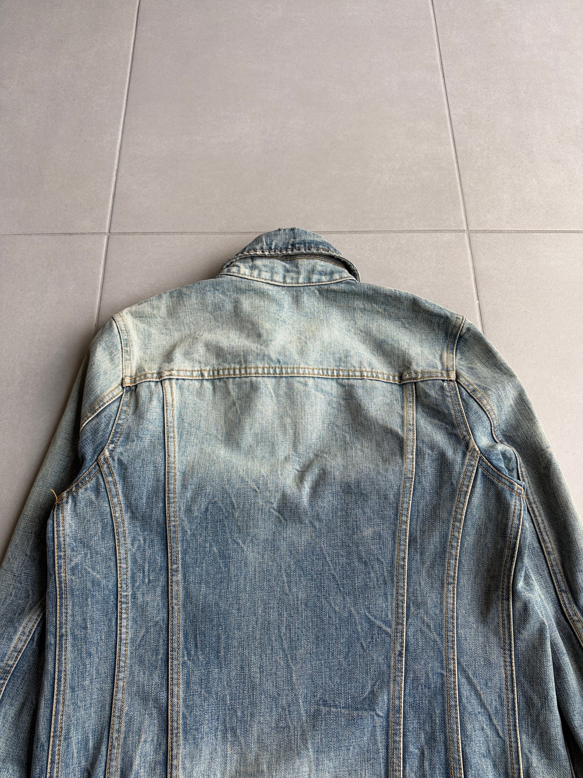 Balmain SS11 Safety Pin Denim Jacket