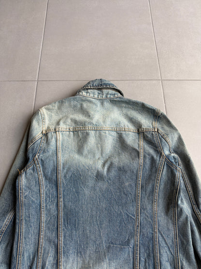 Balmain SS11 Safety Pin Denim Jacket
