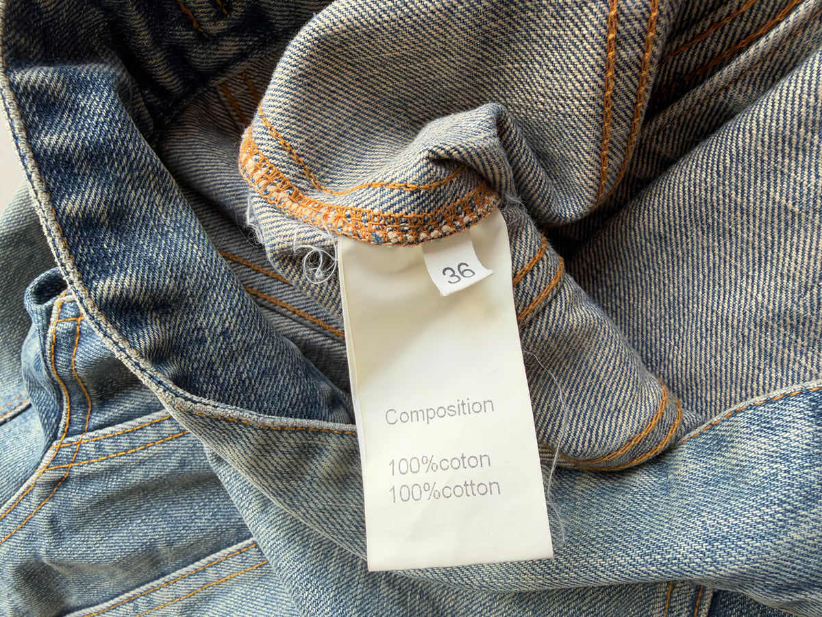 Balmain SS11 Safety Pin Denim Jacket