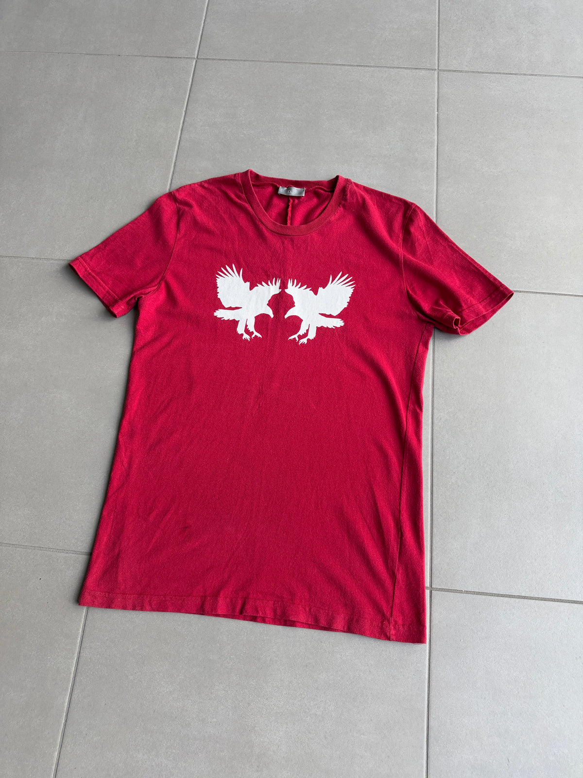Dior Homme AW05 “In the morning” double eagle motif T-shirt