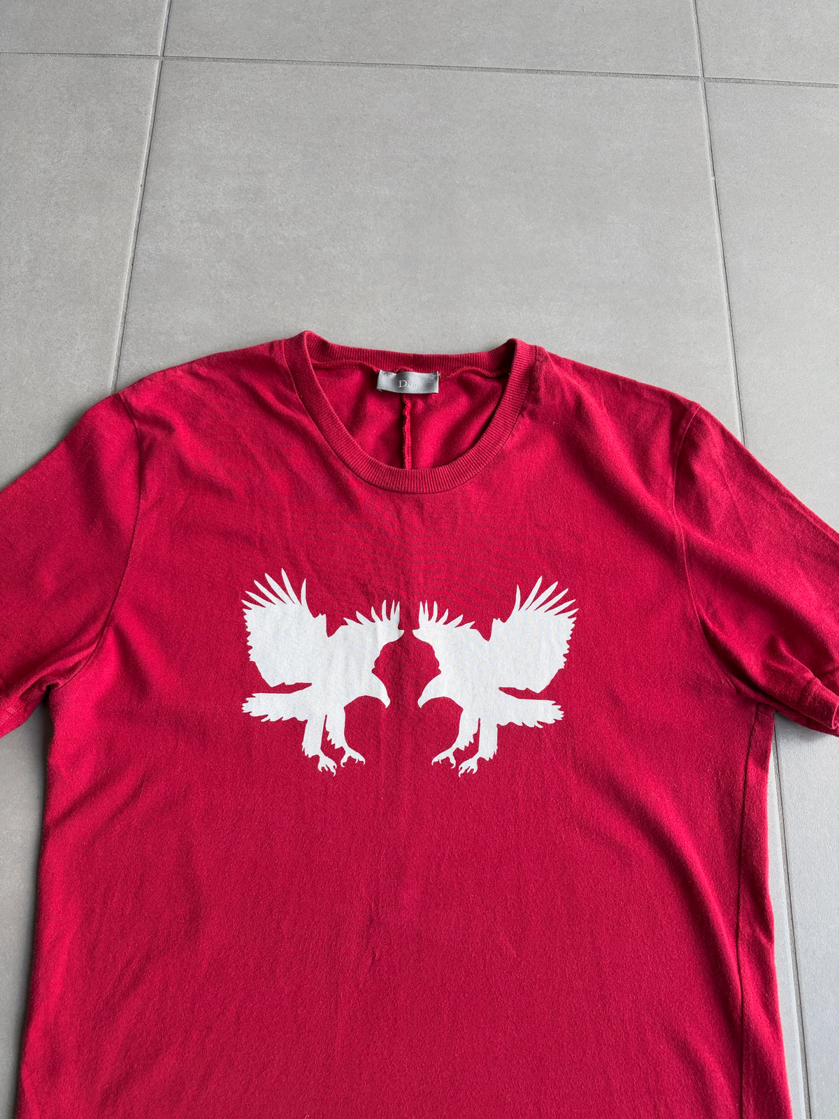 Dior Homme AW05 “In the morning” double eagle motif T-shirt