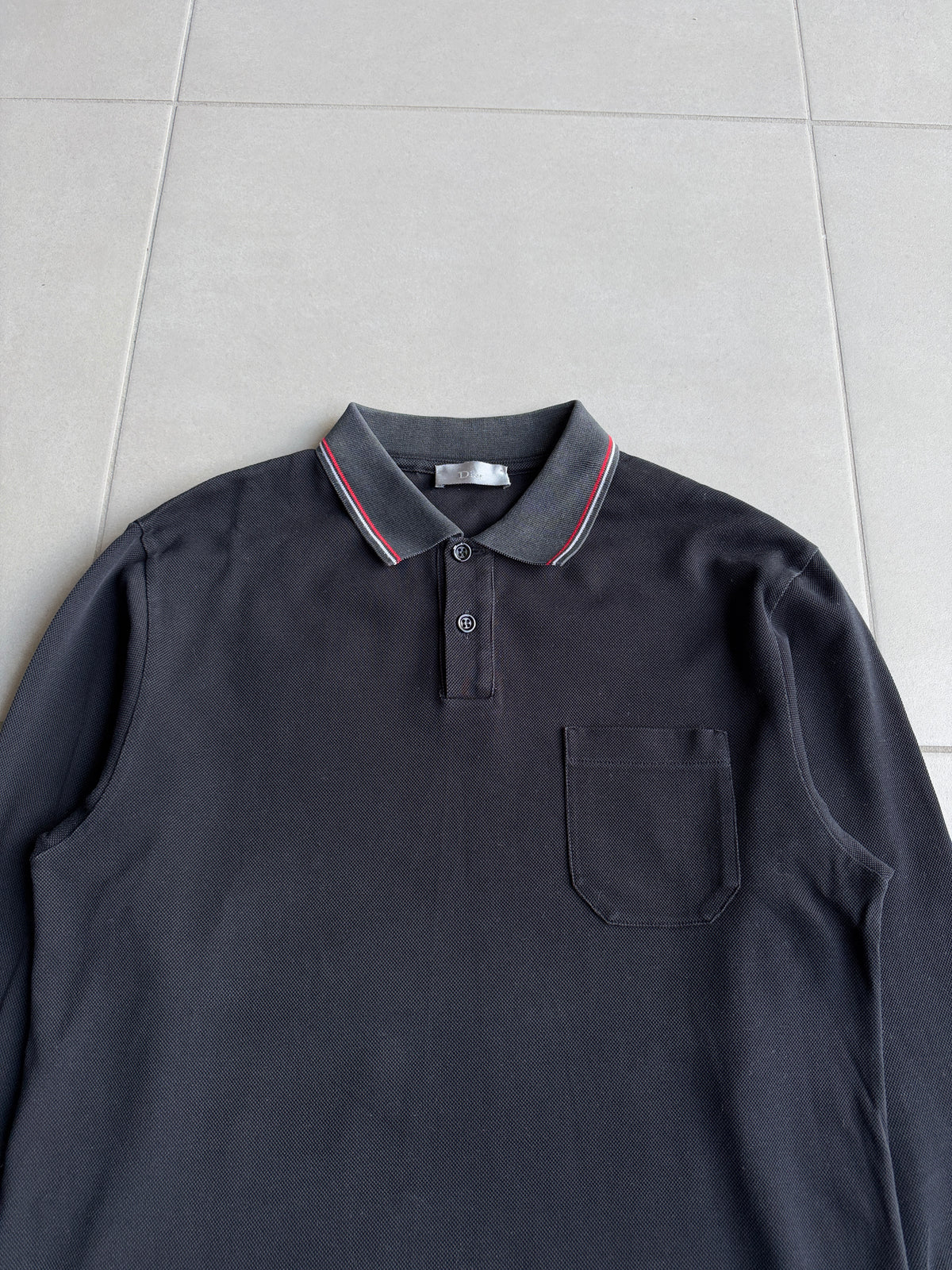 Dior Homme SS07 “We Look Good Together” Rugby button up shirt