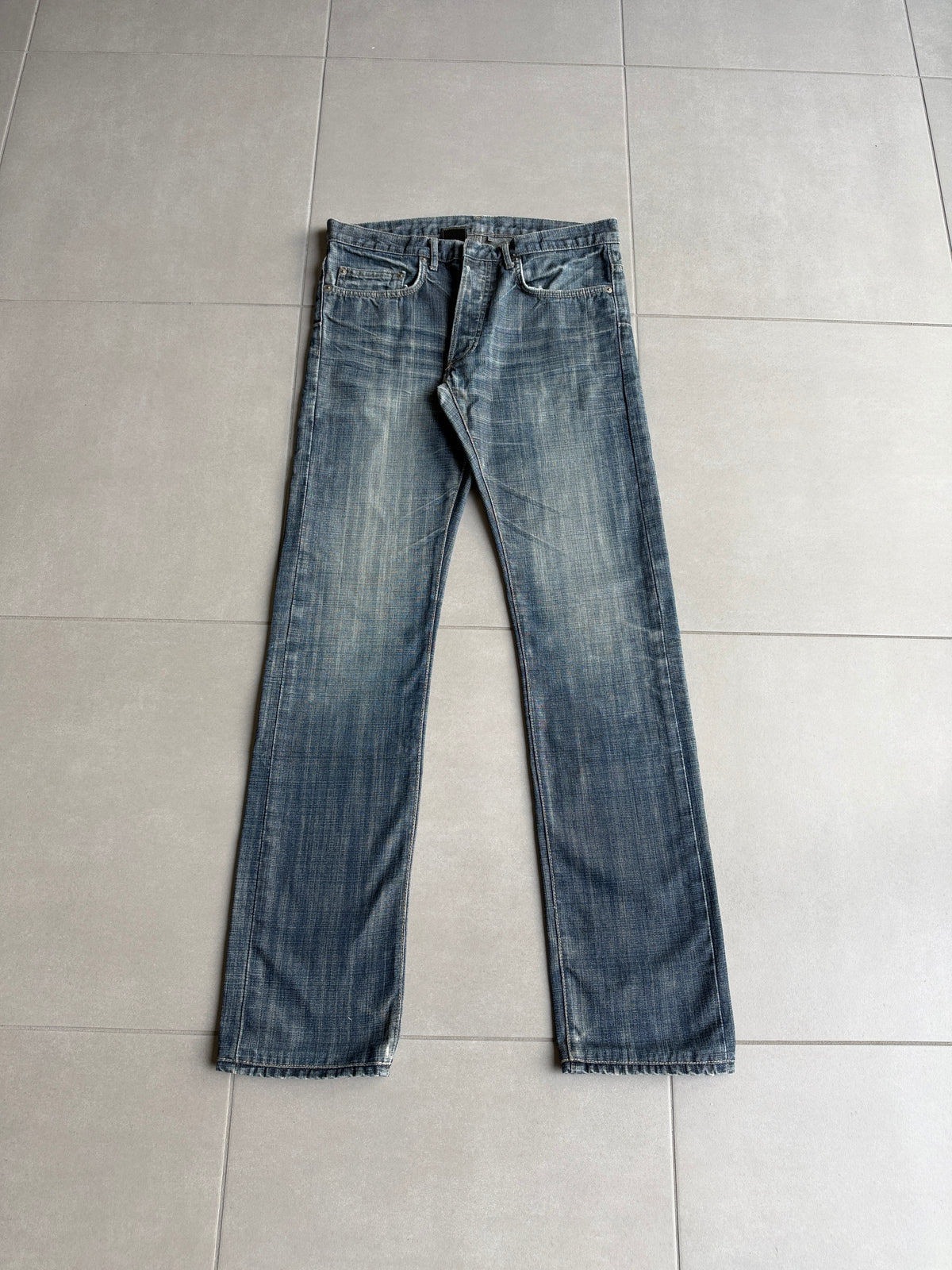 Dior Homme SS05 "BECK/Untitled” Washed glitter denim