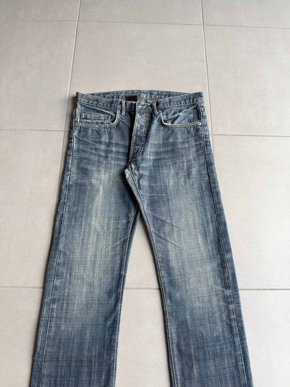 Dior Homme SS05 "BECK/Untitled” Washed glitter denim