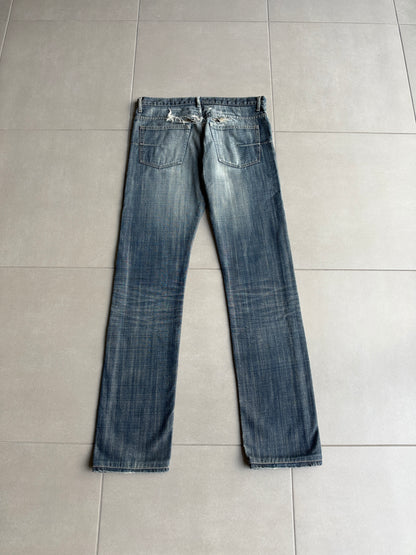 Dior Homme SS05 "BECK/Untitled” Washed glitter denim