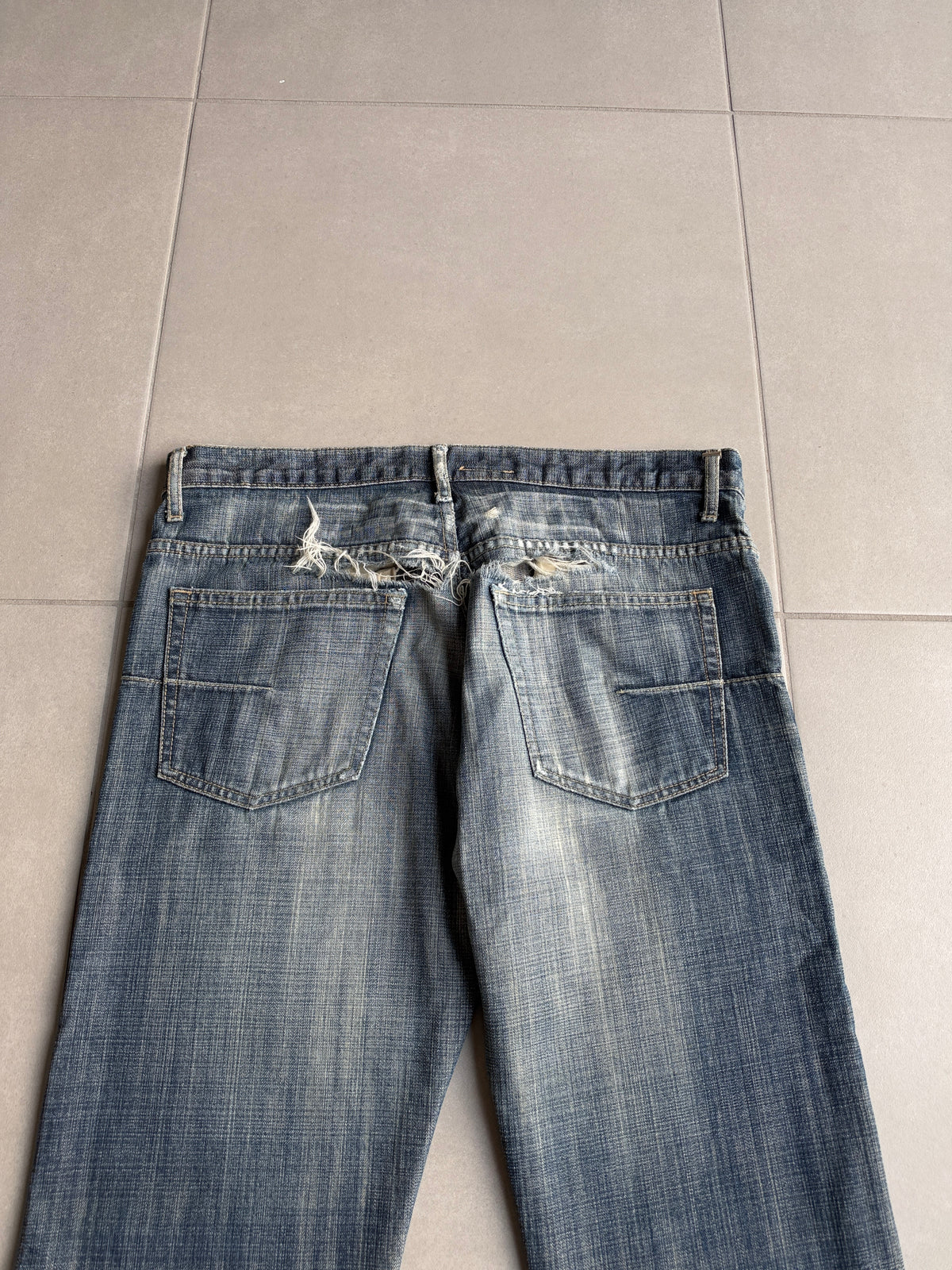 Dior Homme SS05 "BECK/Untitled” Washed glitter denim