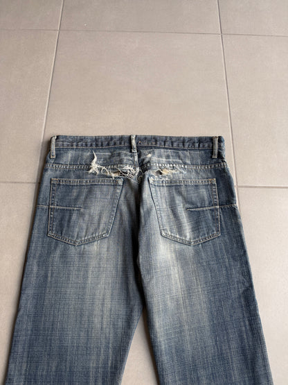 Dior Homme SS05 "BECK/Untitled” Washed glitter denim