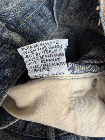 Dior Homme SS05 "BECK/Untitled” Washed glitter denim