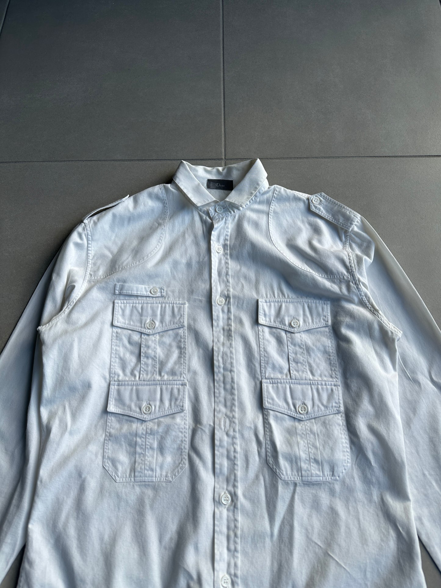 Dior Homme SS06 Military button up shirt