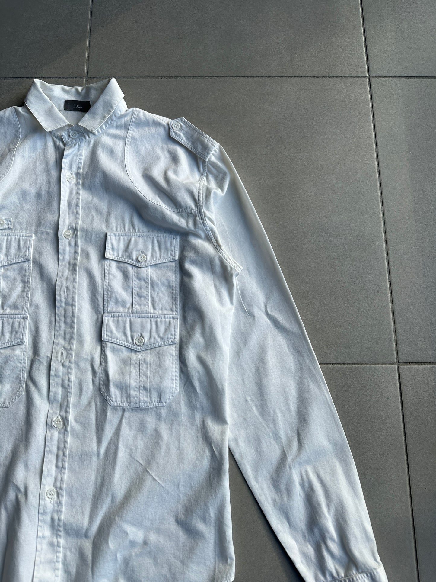 Dior Homme SS06 Military button up shirt