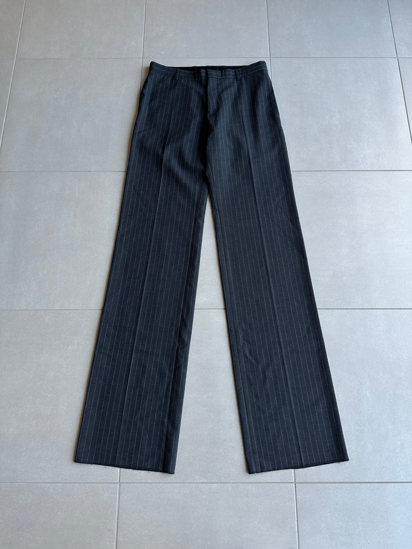 Dior Homme SS05 “BECK/Untitled” Sample Wide pinstripe slacks