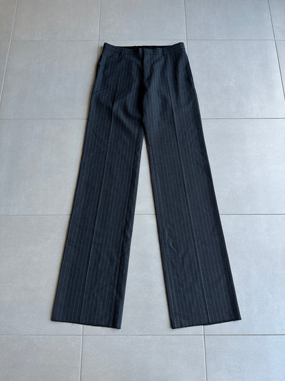 Dior Homme SS05 “BECK/Untitled” Sample Wide pinstripe slacks