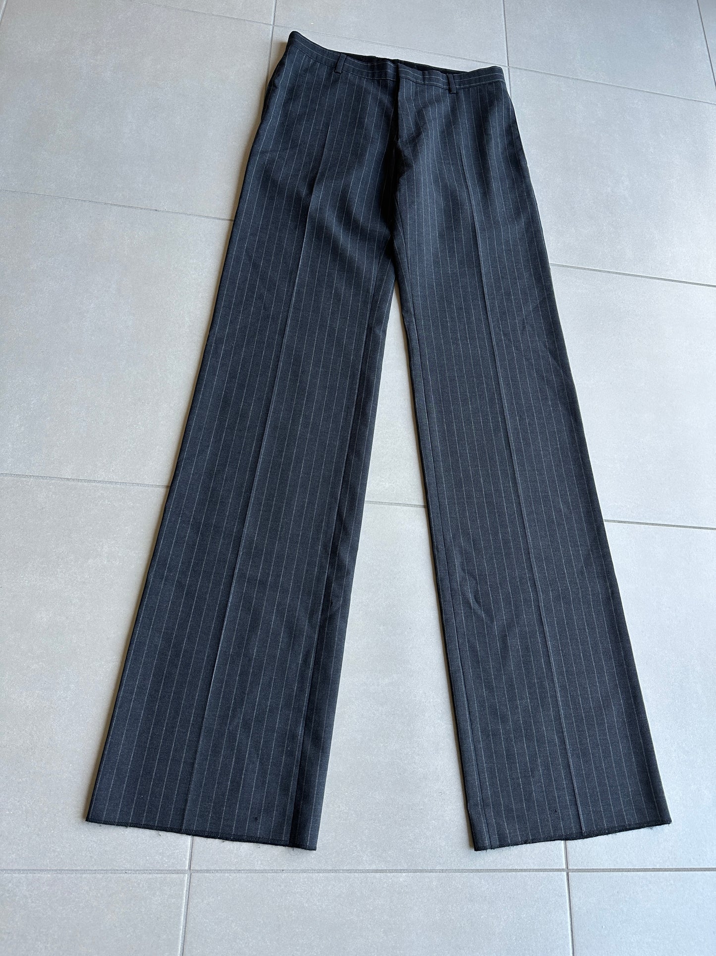 Dior Homme SS05 “BECK/Untitled” Sample Wide pinstripe slacks
