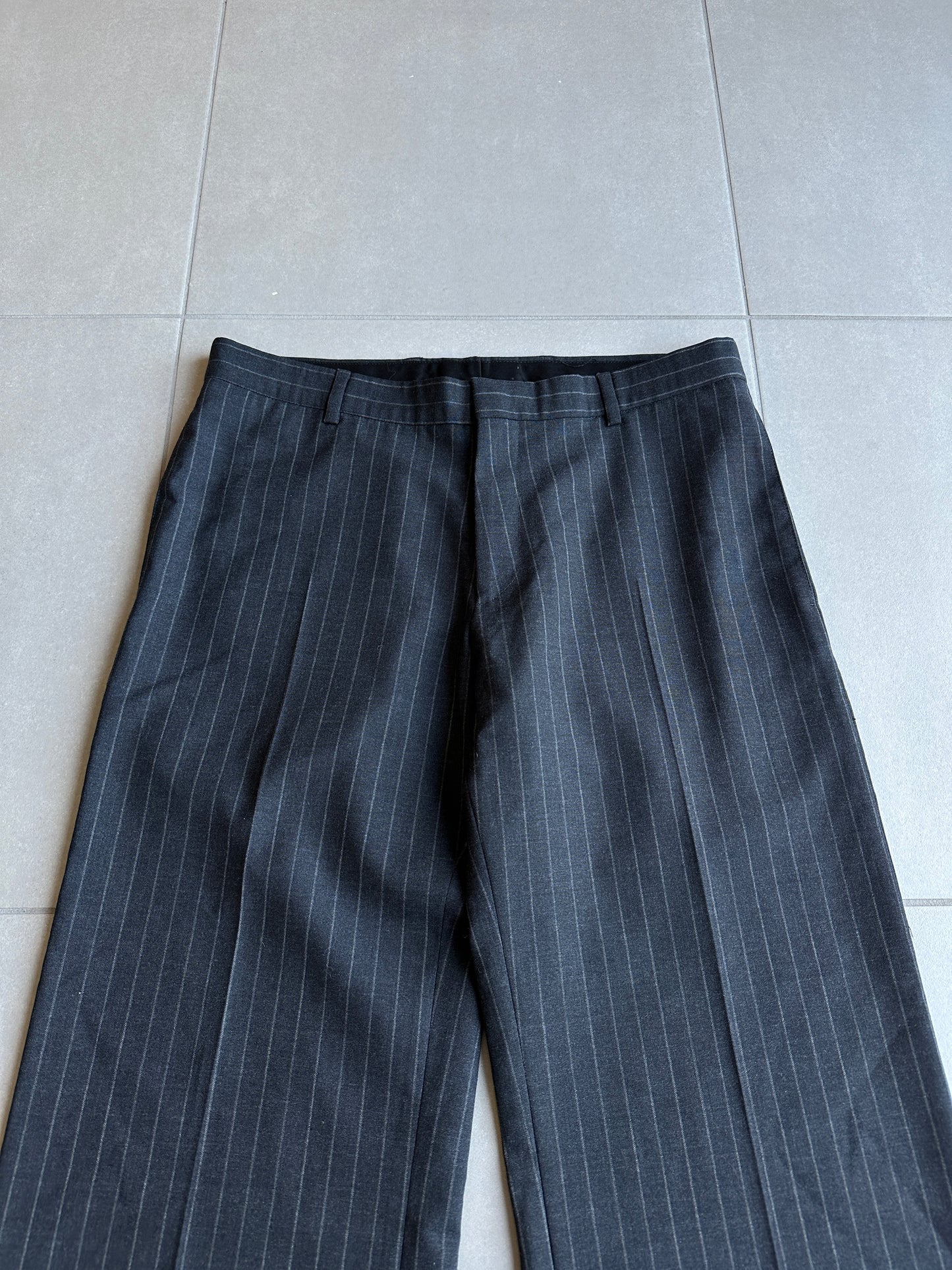 Dior Homme SS05 “BECK/Untitled” Sample Wide pinstripe slacks