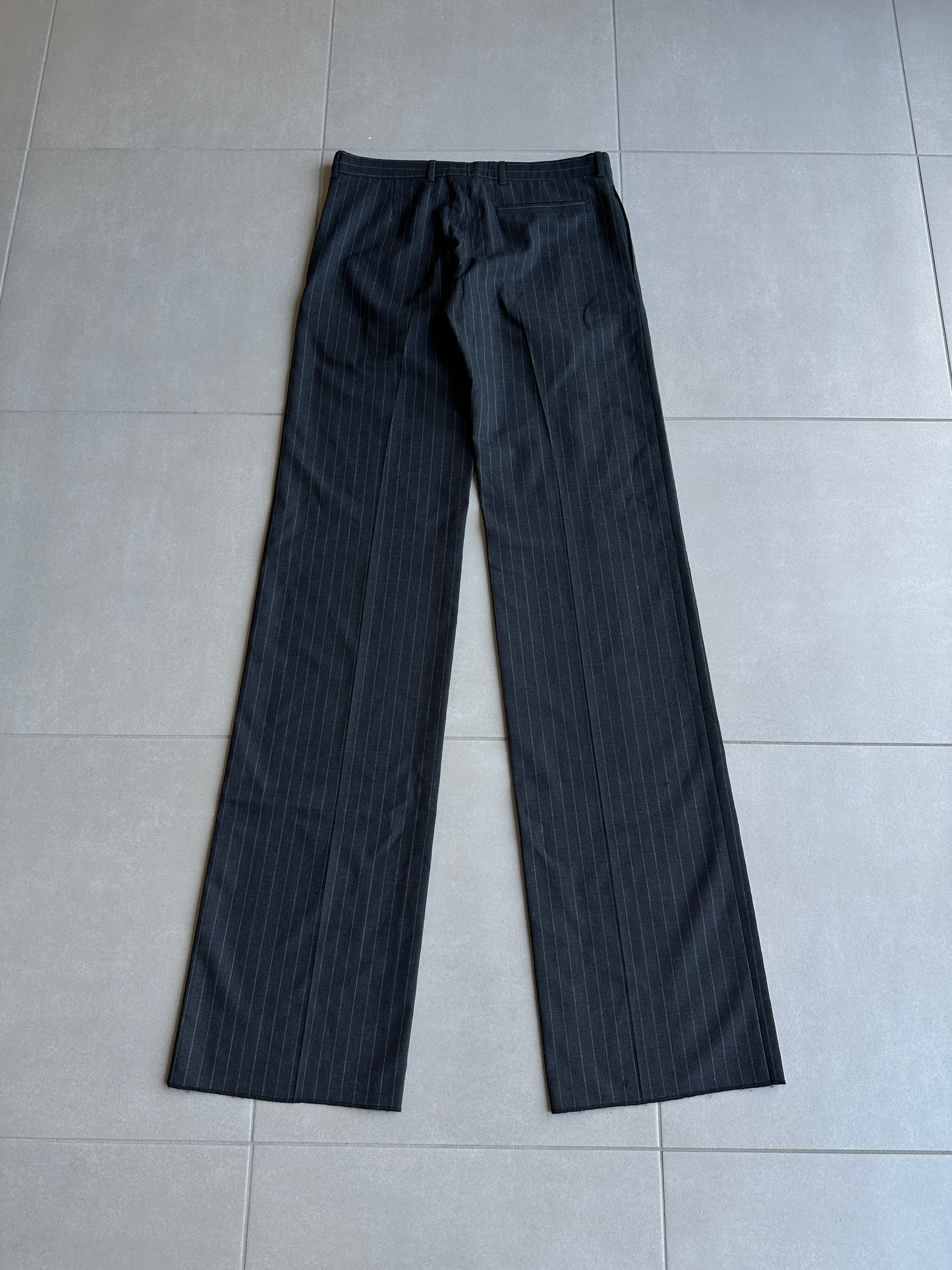 Dior Homme SS05 “BECK/Untitled” Sample Wide pinstripe slacks