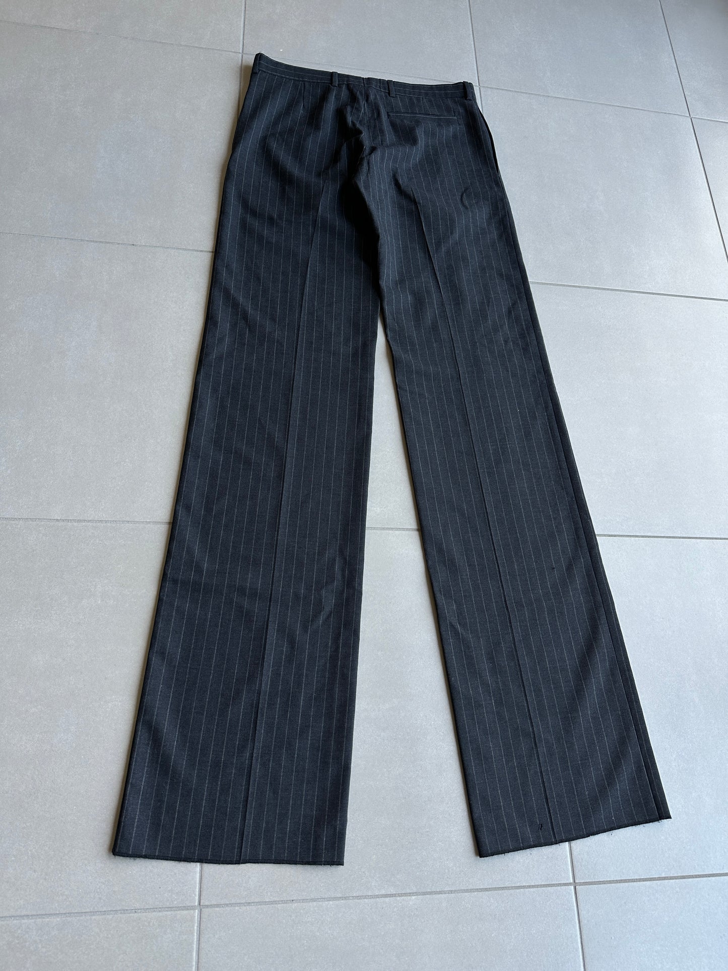 Dior Homme SS05 “BECK/Untitled” Sample Wide pinstripe slacks