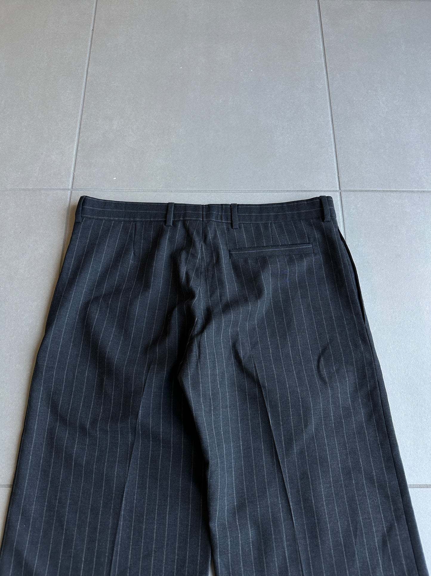 Dior Homme SS05 “BECK/Untitled” Sample Wide pinstripe slacks