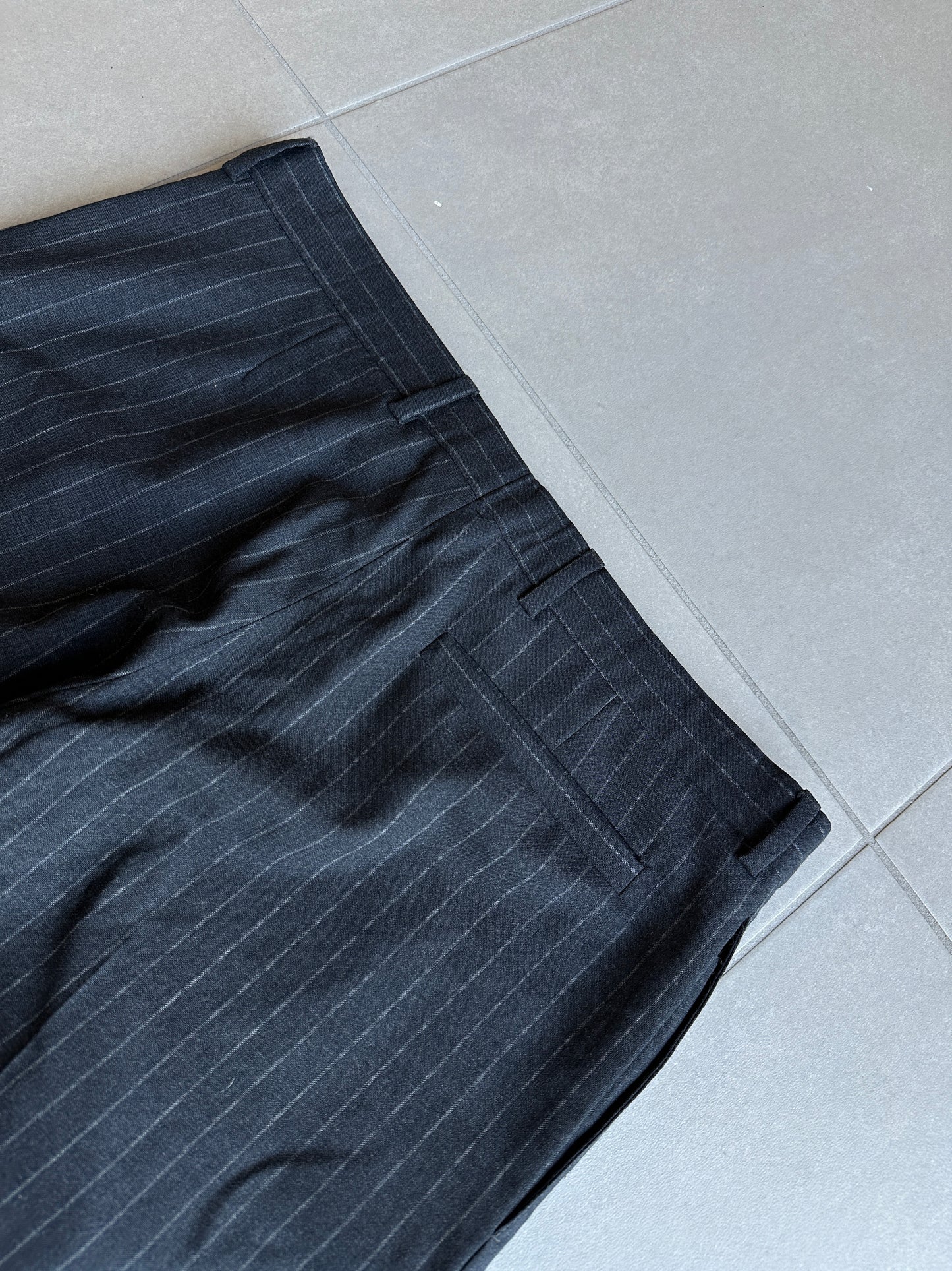 Dior Homme SS05 “BECK/Untitled” Sample Wide pinstripe slacks