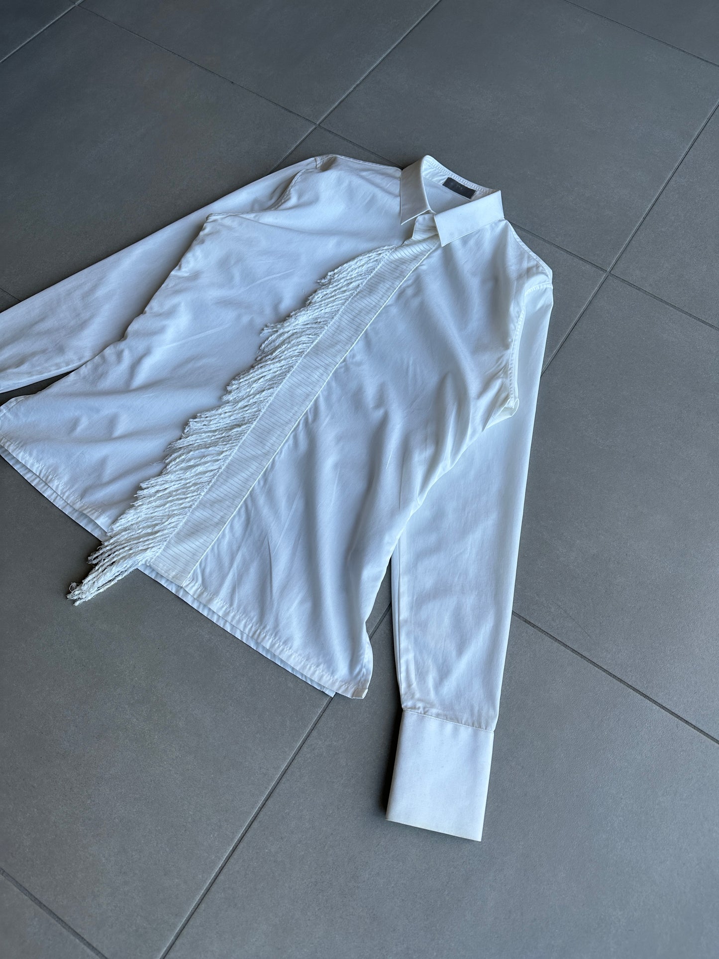 Dior Homme AW02 "reflexion" frill button up