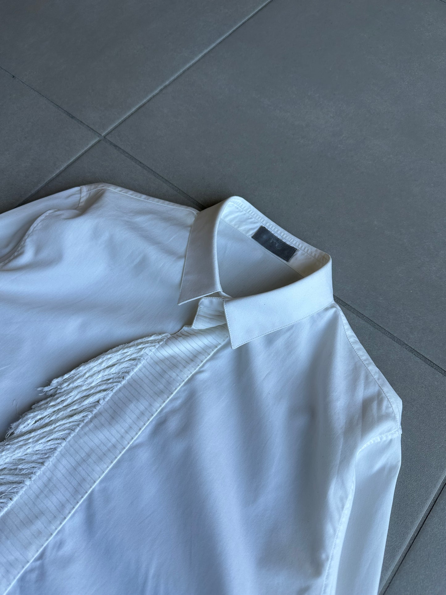 Dior Homme AW02 "reflexion" frill button up