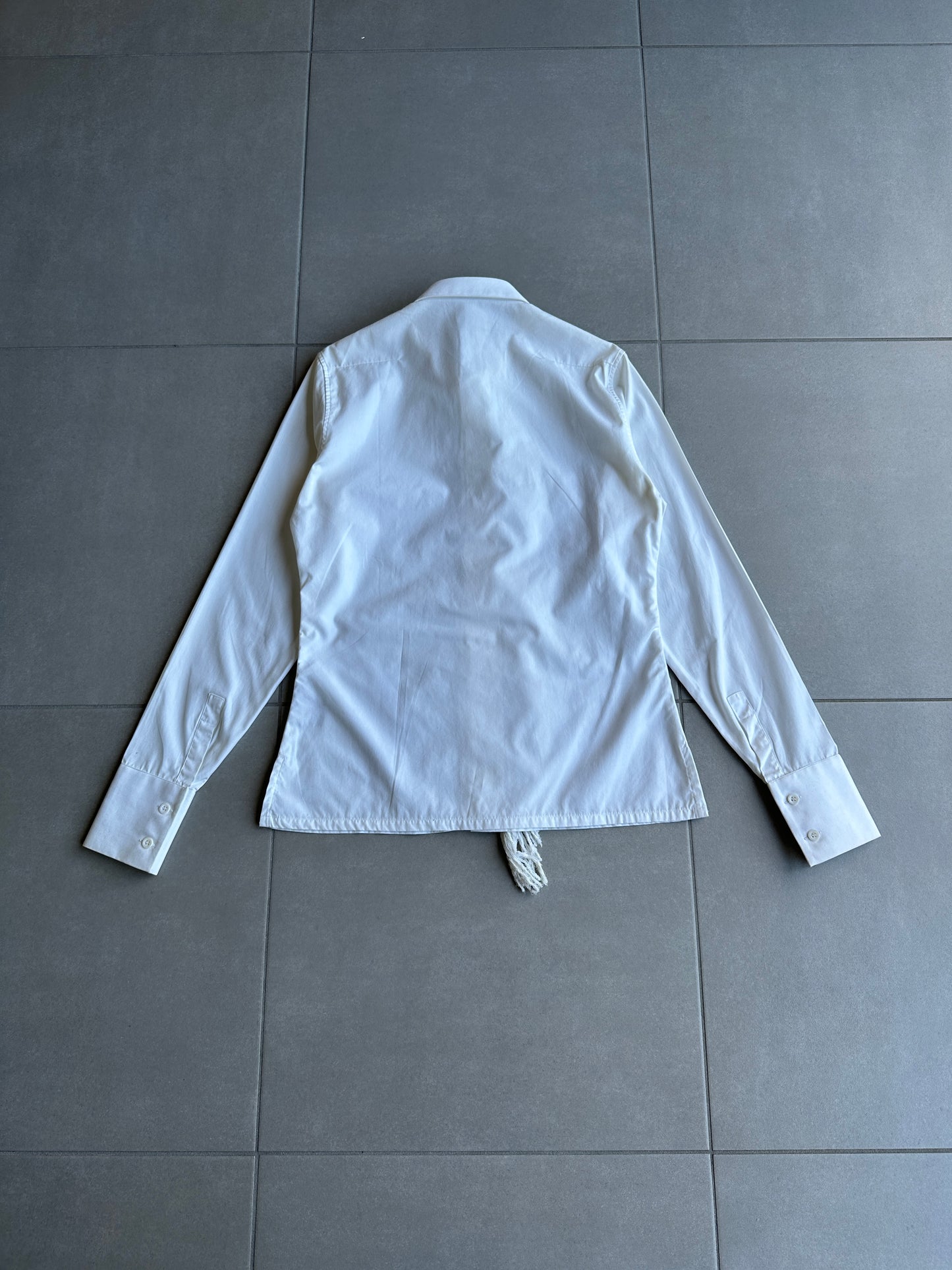 Dior Homme AW02 "reflexion" frill button up