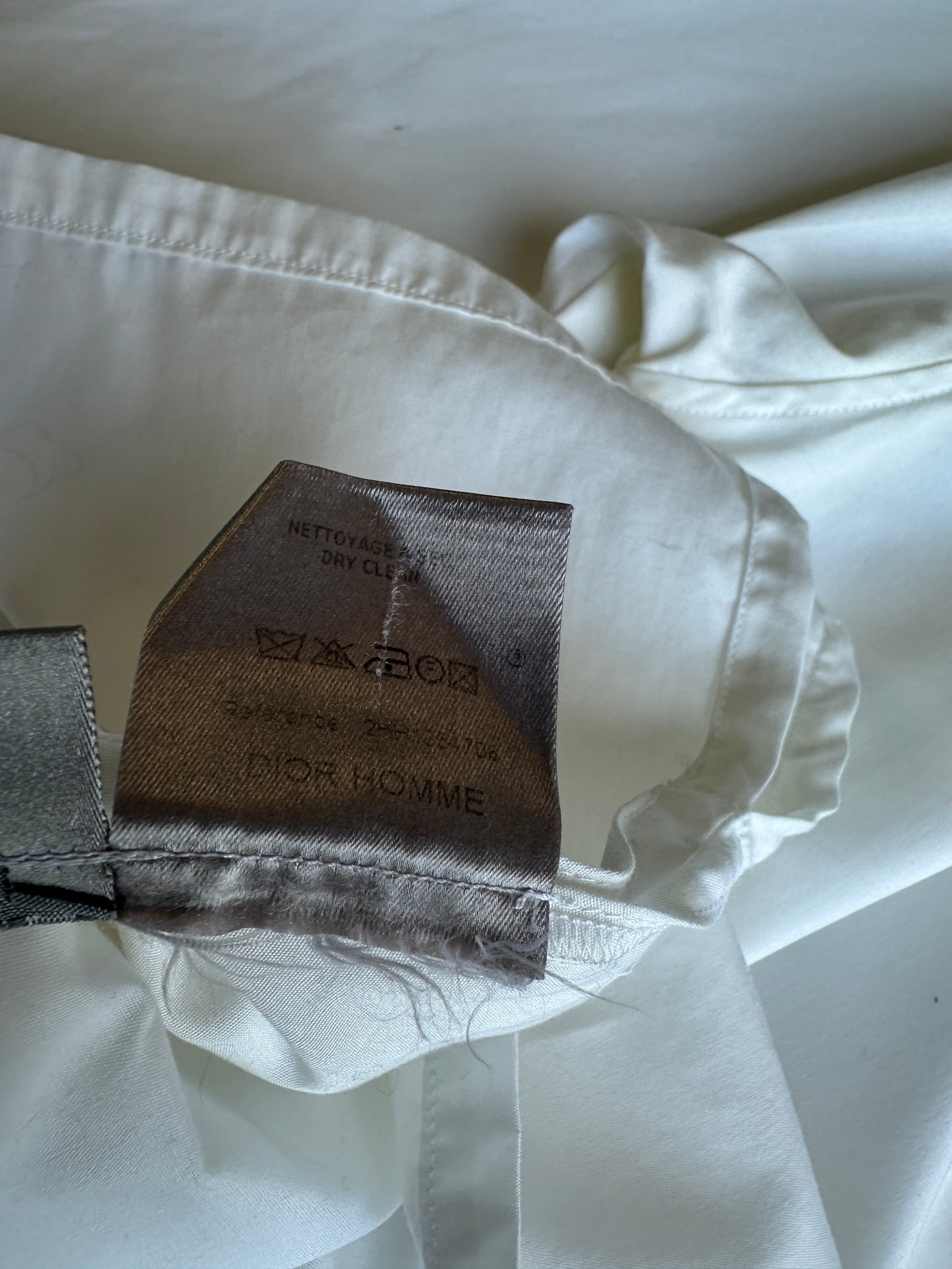 Dior Homme AW02 "reflexion" frill button up