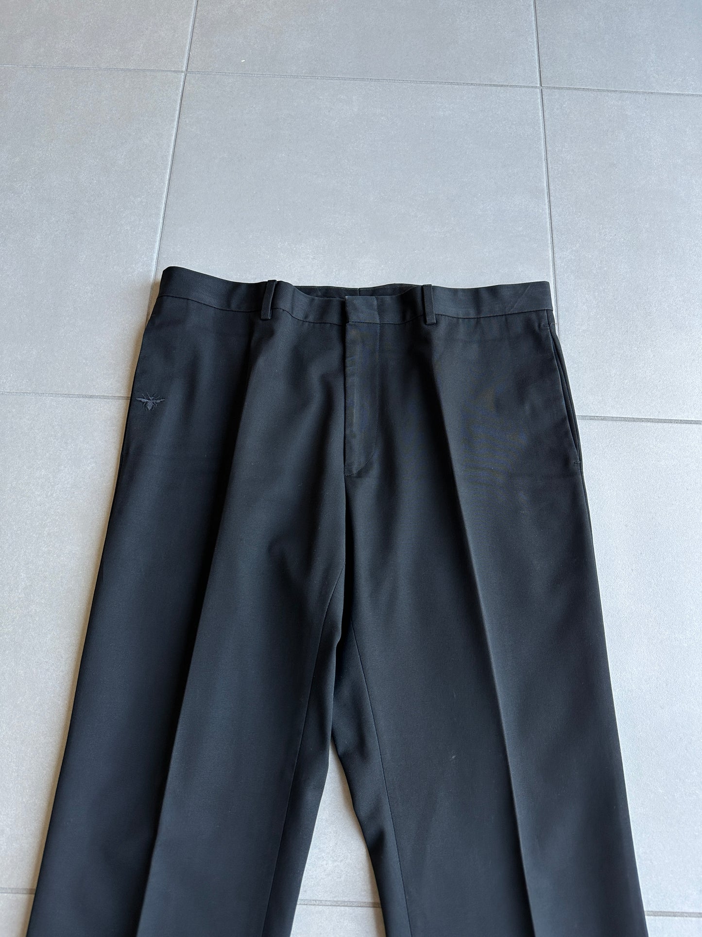 Dior Homme SS03 “Follow Me” Bee motif trousers