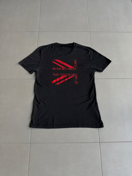 Dior Homme SS06 I’m The Boy About Town union jack t-shirt