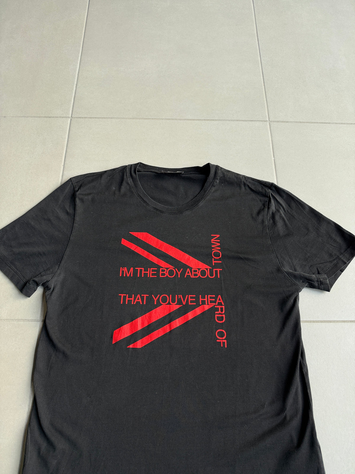 Dior Homme SS06 I’m The Boy About Town union jack t-shirt