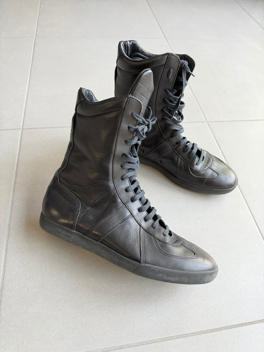 Dior Homme AW03 “Luster” High-top boxer leather sneakers