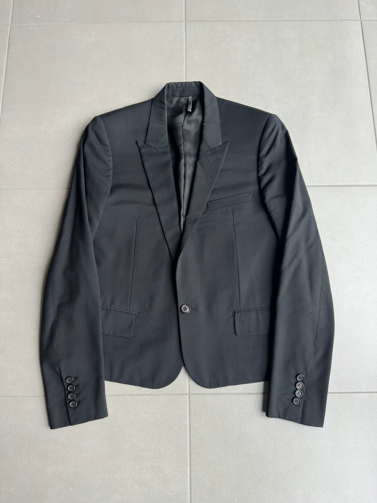 Dior Homme SS05 peak lapel one button blazer