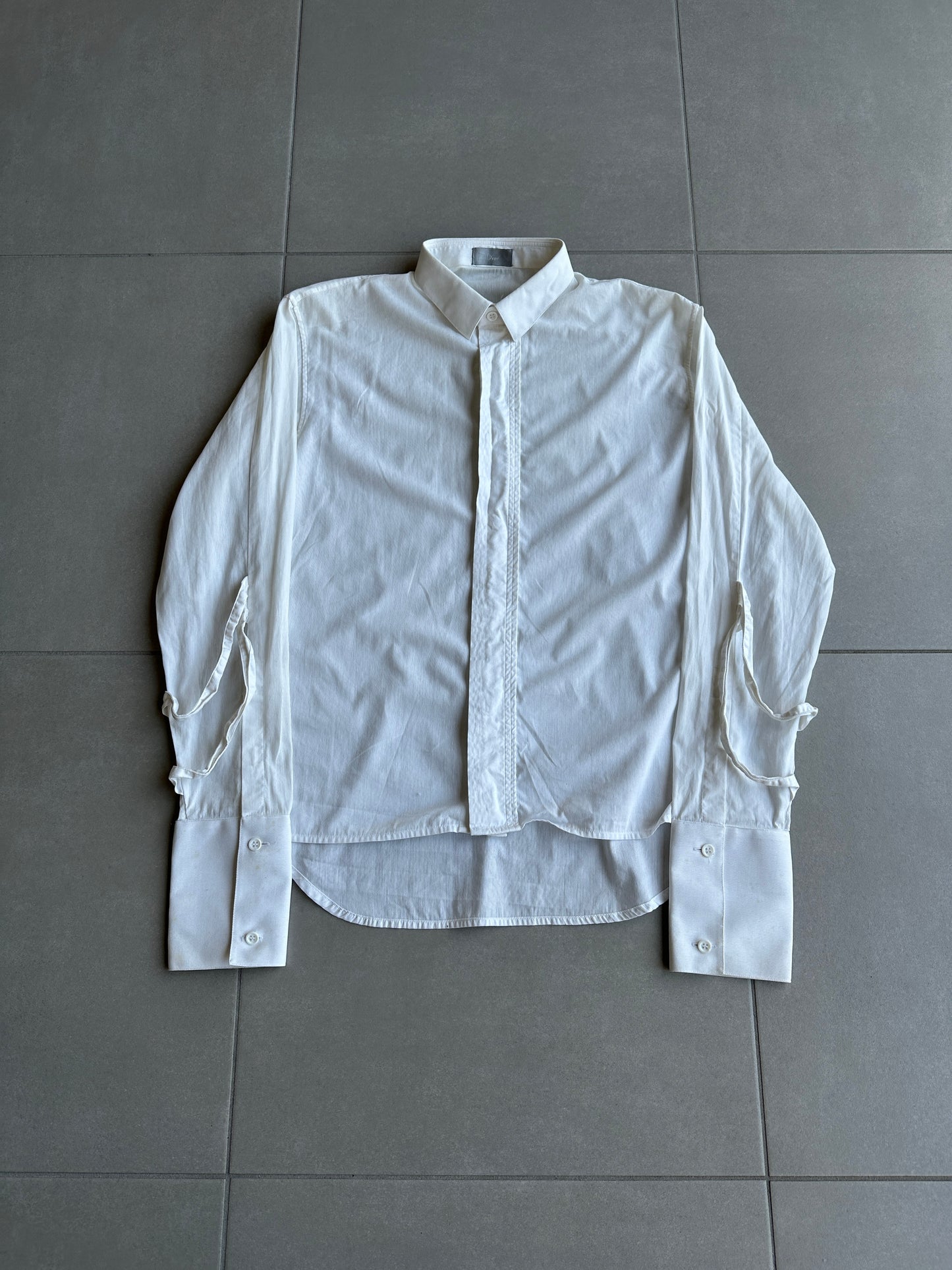 Dior Homme AW03 "Luster" napoleon button up shirt