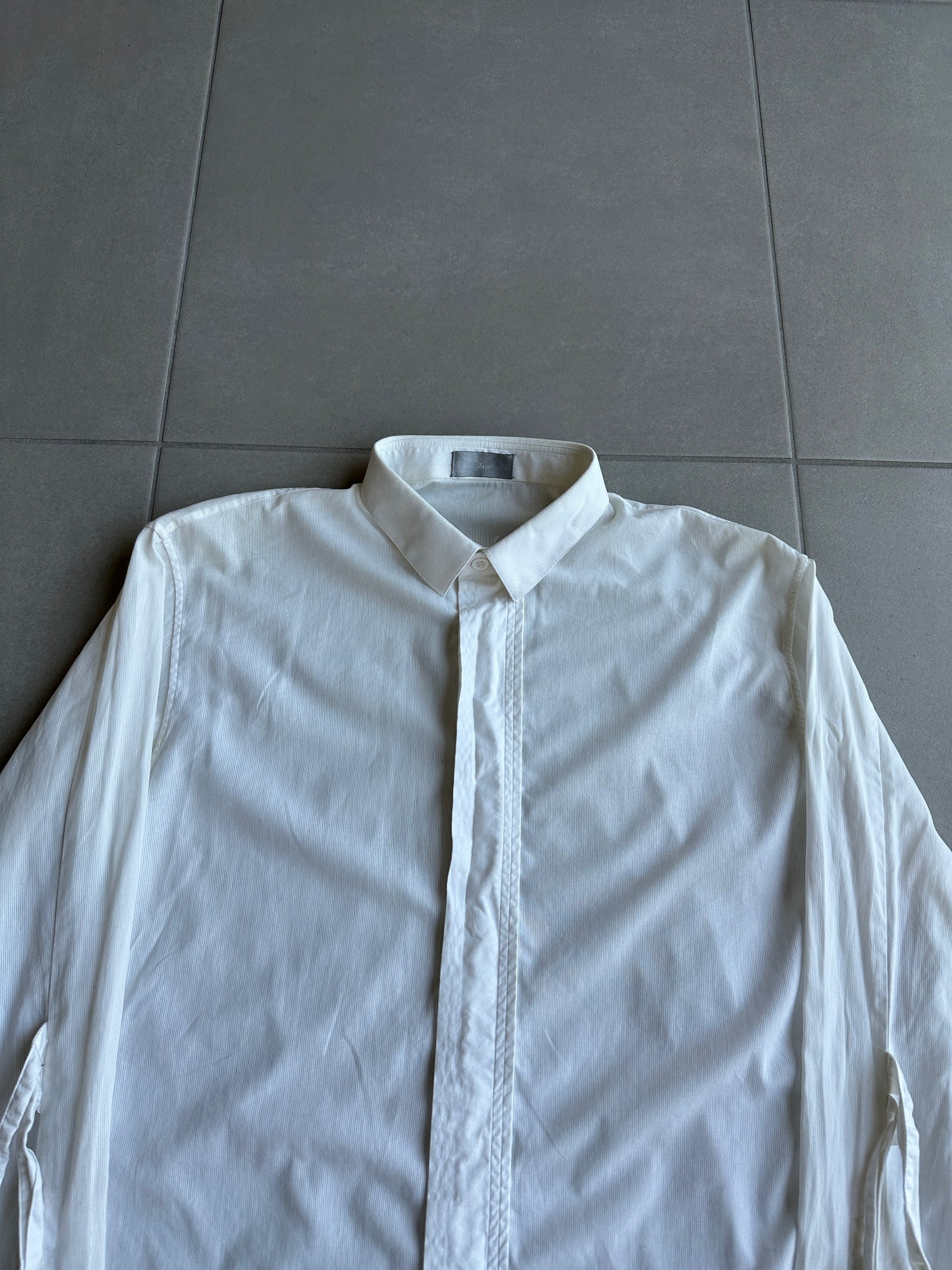 Dior Homme AW03 "Luster" napoleon button up shirt