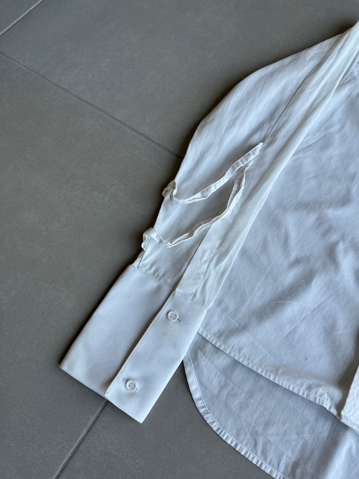 Dior Homme AW03 "Luster" napoleon button up shirt