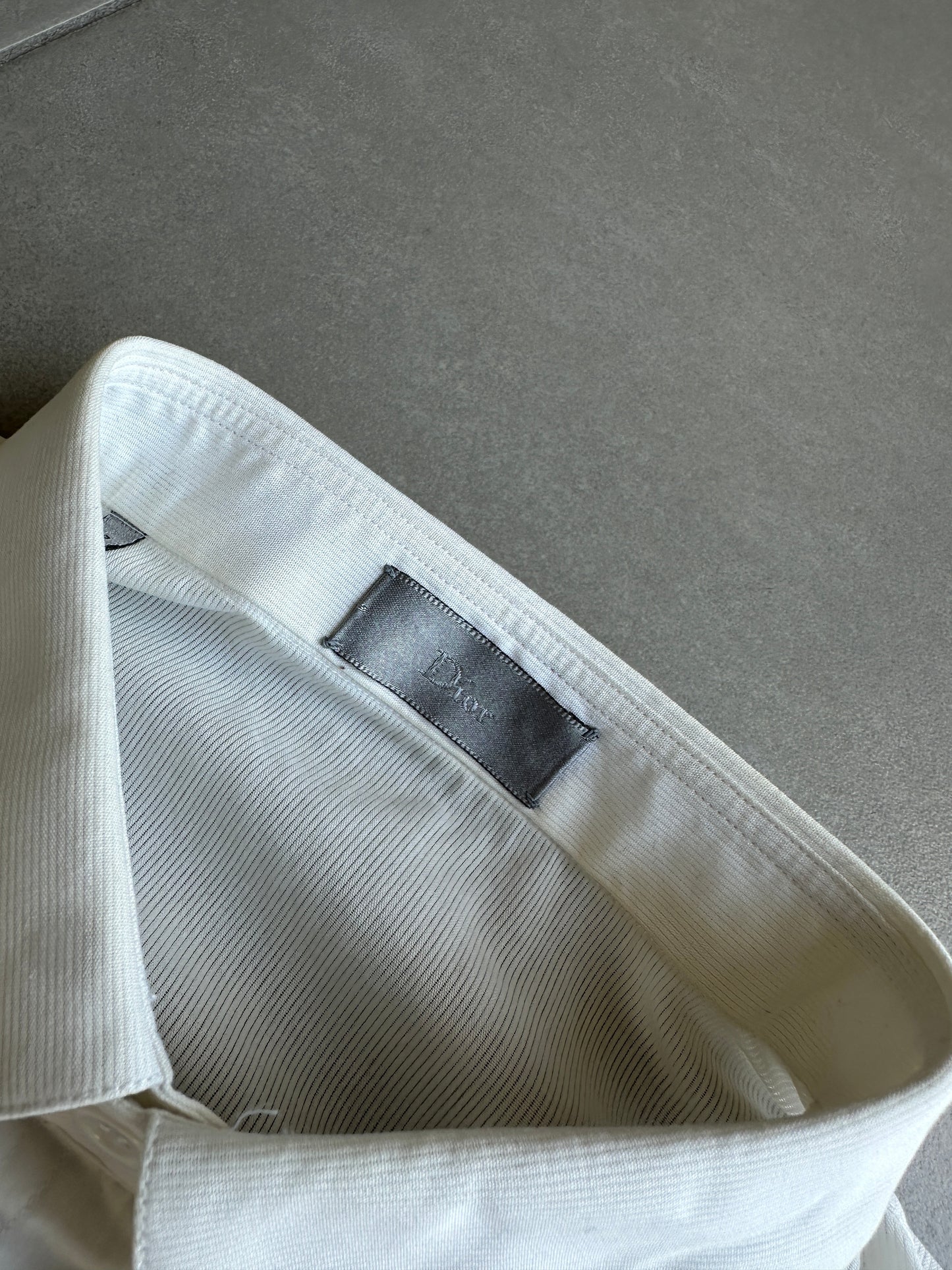 Dior Homme AW03 "Luster" napoleon button up shirt