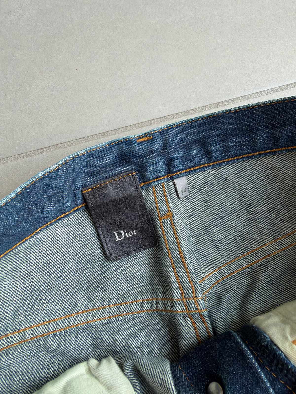 Dior Homme AW07 “Navigate” washed MIJ raw denim