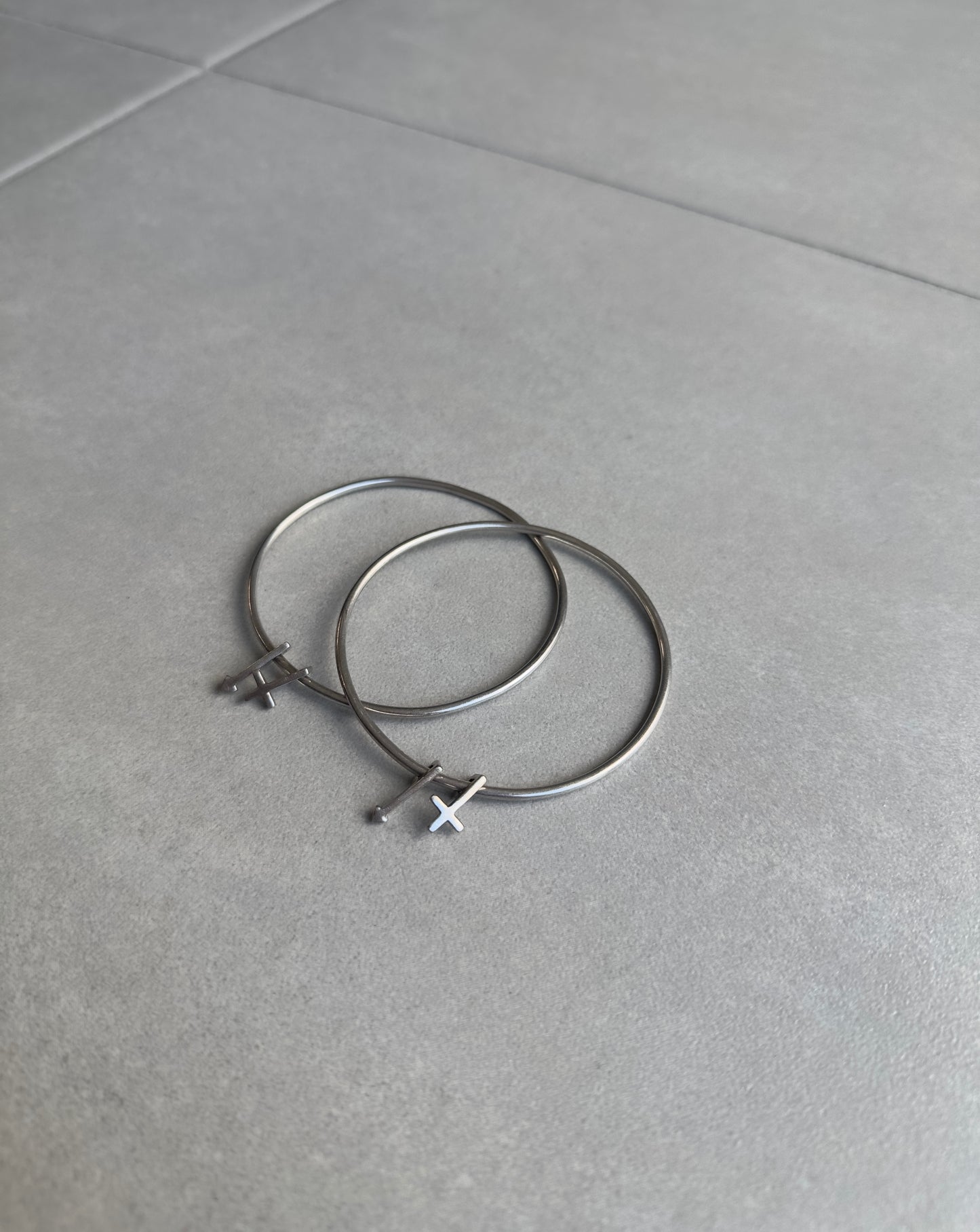 Dior Homme SS03 “Follow Me” 925 silver bracelets
