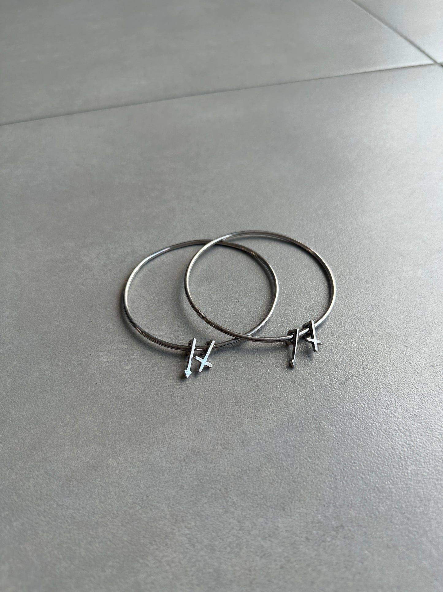 Dior Homme SS03 “Follow Me” 925 silver bracelets