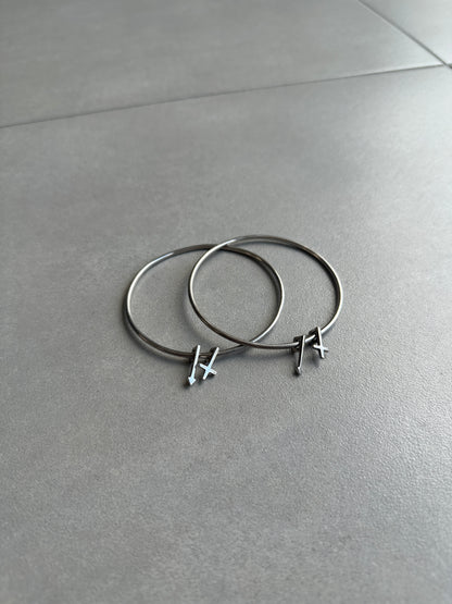 Dior Homme SS03 “Follow Me” 925 silver bracelets