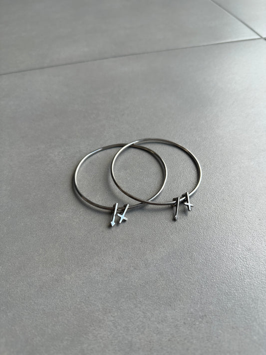 Dior Homme SS03 “Follow Me” 925 silver bracelets